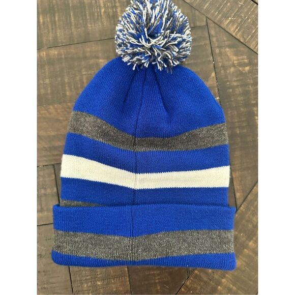 Atlantic Coast Conference Blue and White Stripe Beanie New - Picture 2 of 2